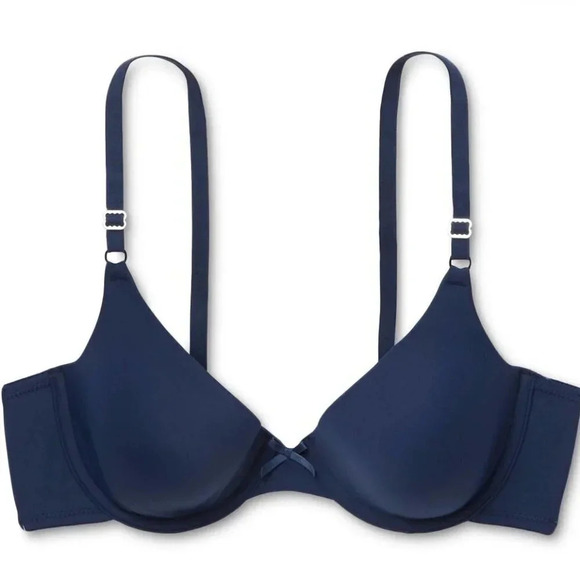 36DD Maidenform Self‎ Expressions T-Shirt UW Bra Navy NWT - Picture 4 of 4